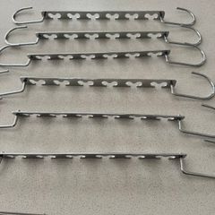 Space Saving Cascading Hangers - Chrome, Set of 6 (New)