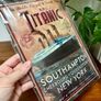 Retro Titanic tin sign wall decor Image 2