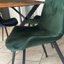 8 Seater Oak Dining Table + 4 Chairs Image 2