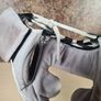 Sandee Closed Face Head Guard Black White Size Medium Image 7