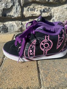 Black & Purple Heelys