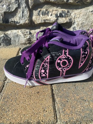 Black & Purple Heelys