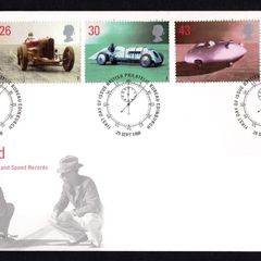 1998 Great Britain British Land Speed Record Commemorative Stamps Royal Mail Addressed First Day Cover (FDC)