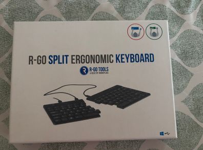 R-Go Split Ergonomic Keyboard RGOSP-USWIBL,Black