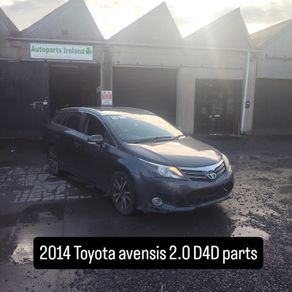2014 Toyota avensis 2.0 d4d parts