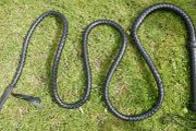 100" Plaits Genuine Top Grain Leather Heavy Duty Bullwhip Professional BULLWHIP Cracking Farm Gift , Fetish Toy