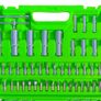 108 Piece 1/4 & 1/2 Drive Socket, Ratchet & Bit Set Image 2
