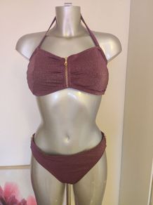Brand new glitter bikini set F&F size UK16 EU44 Postage included