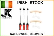 11.5" Tyre Lever Spoon Motorcycle Tyre Changing+ 2x Wheel Rim Protector Tools Iron