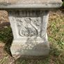 Vintage Cast Stone Classical Garden Urn & Decorative Plinth Set Image 7
