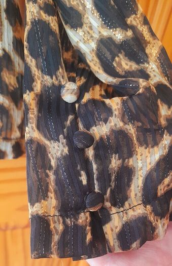 Animal print blouse