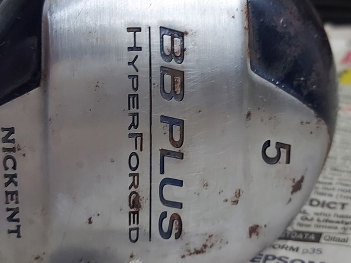 BB PLUS HyperForged Nickent 5 wood Driver golf club, in very good condition