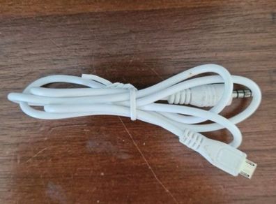 Micro USB to Audio / Aux cable.