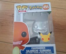 Funko Pop! PokEmon Charmander Silver Metallic 455