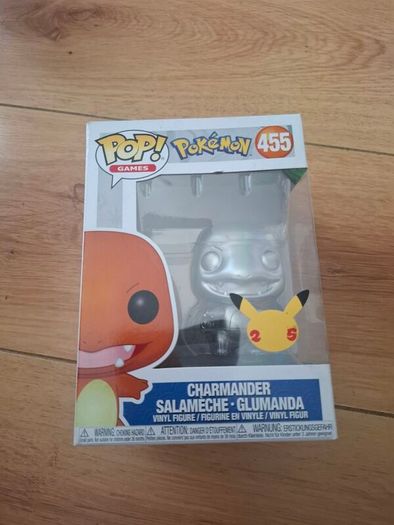 Funko Pop! PokEmon Charmander Silver Metallic 455