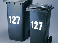 main image for ad 3 Recycling Box/Wheelie Bin number stickers
