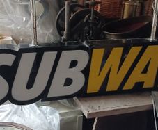 large subway sign