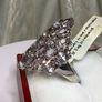 Silver ring with amethysts. Image 5