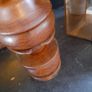 Hand carved wooden candle sticks Image 3