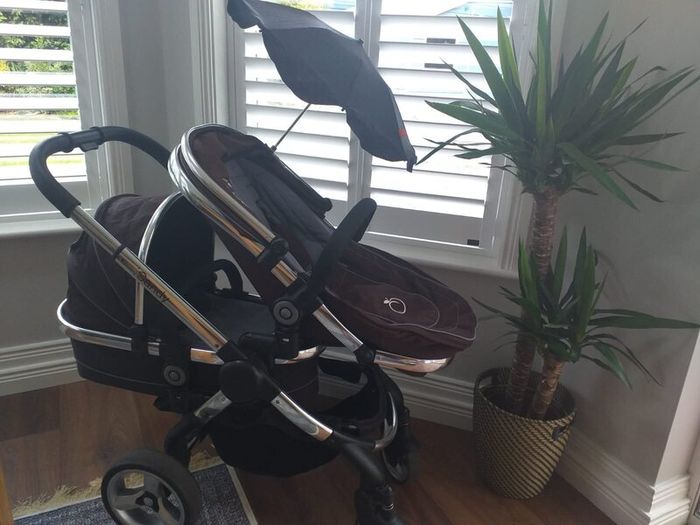 iCandy Peach/double tandem-complete travel system