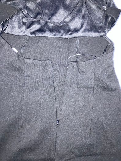 Black mini dress size uk 4/6