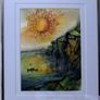 A5 size Aquarel Paintings in Frame Image 4