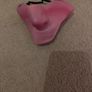 Fake Nose Halloween Costume/Red Mouth Mask/Nose & mouth mask/ black cut  out eye mask Image 4
