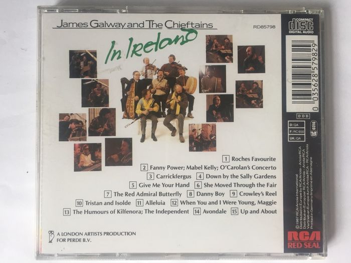 The Chieftains & James Galway [1987] In Ireland (CD Album)