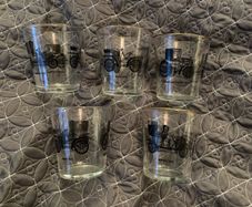 5 Vintage Veteran Cars Whiskey Tumblers