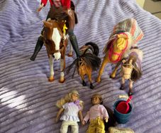 Horse riders playset