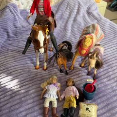 Horse riders playset