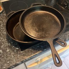 Cast iron pans