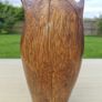 Vintage carved wooden owl figurine Image 5