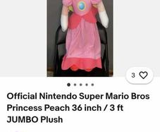 Very Rare Princess Peach 36 inch