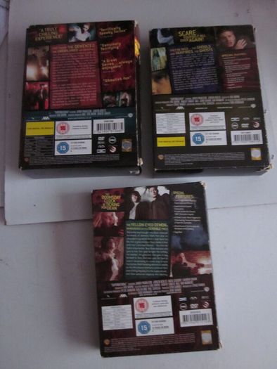 Supernatural Seasons 1 to 3  (17 DVD's)