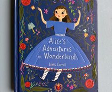 Alice in Wonderland by Lewis Carroll - Miles Kelly Illustrated Hardback Book Childrens Kids