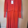 BNWT - Savida Ali Velvet Red Dress UK 10-12 Image 3