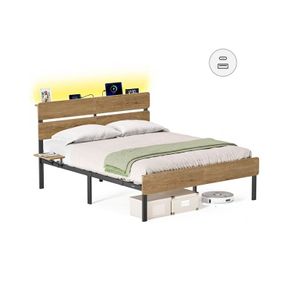 Double bed frame LED