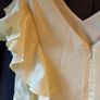 BNWOT VILA Lemon yellow flowy shift dress size 10 Image 8