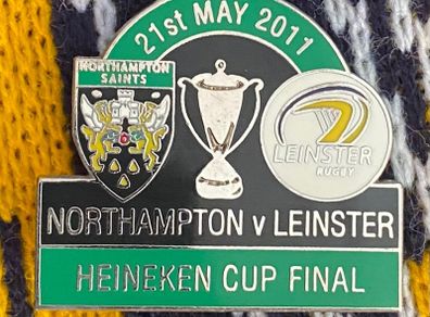 four Irish rugby scarf's, and a badge