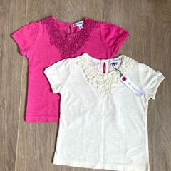 M&S girls tshirts, new, 2/3y