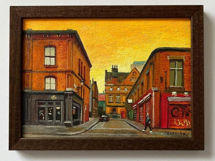 Original Oil on Board 13x18cm - Amber Dublin