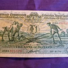 Ploughman 1 pound note