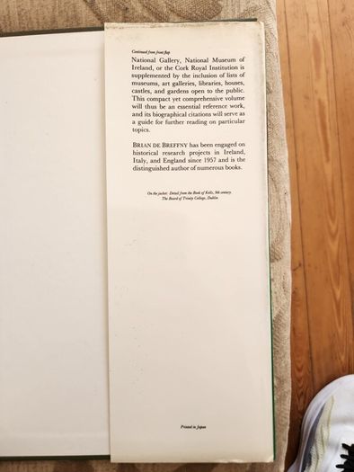 Ireland. A Cultural Encyclopedia Edited By Brian De Breffny. 328 Illusions. 20 In Colour. First Edition Large Volume Hardback With Dustjacket In Good Condition.