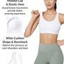 Brand new Women's High Support Front-Closure Sports Bra Wide Straps Unpadded Image 4