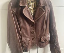 Woman leather jacket
