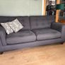 3 seater sofa and footstool Image 6