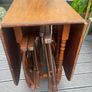 antique oak gate legs table Image 5