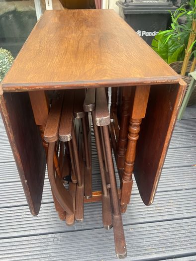 antique oak gate legs table