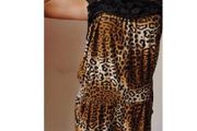 Leopard print knee length jumpsuit size UK14 EU42 Postage included